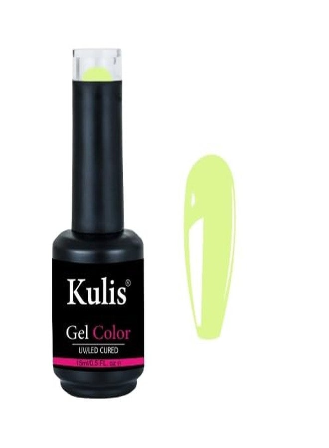 Kulis Fluorescent UV Gel Polish for Professionals 15ml Brush Cap Shade F08 - Image 2