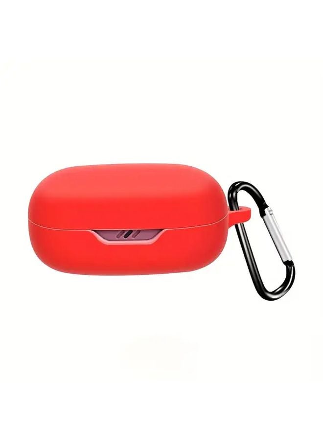 Wireless Earbuds Case Durable Protective Cover With Hook Green Color Charging Port Storage - Image 3