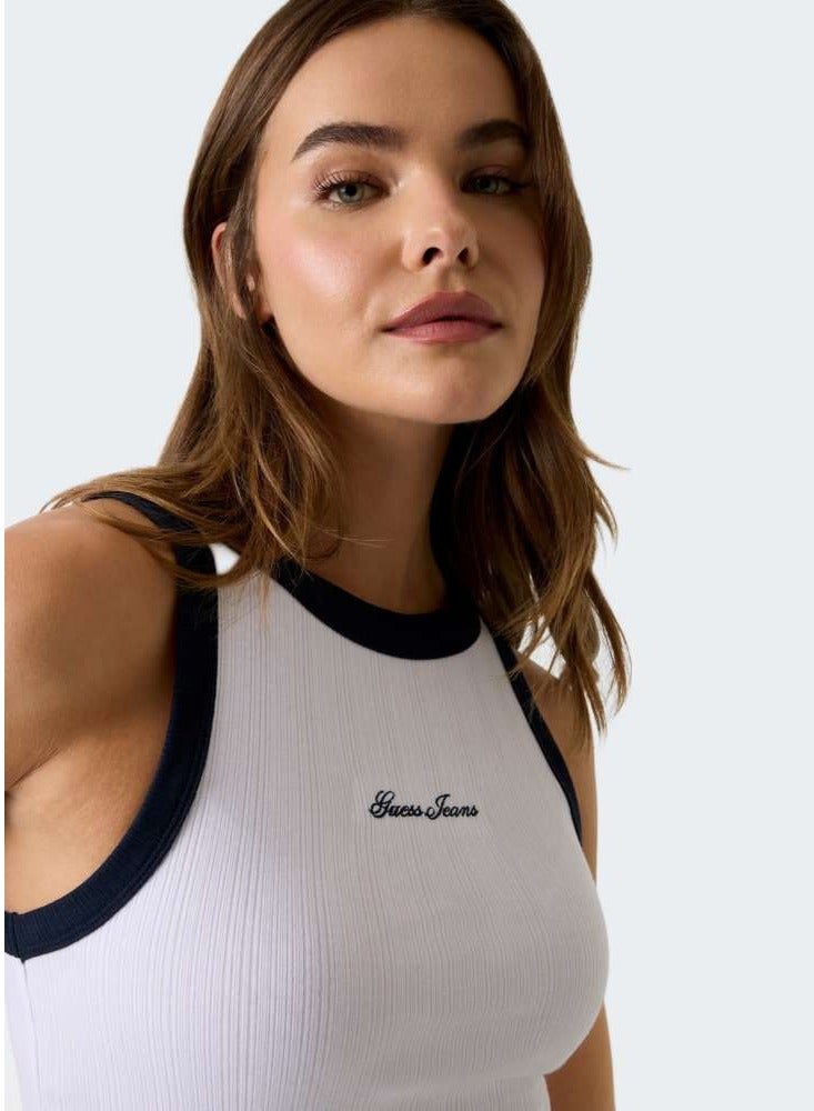 GUESS Embroidered Logo Tank Top - Image 3