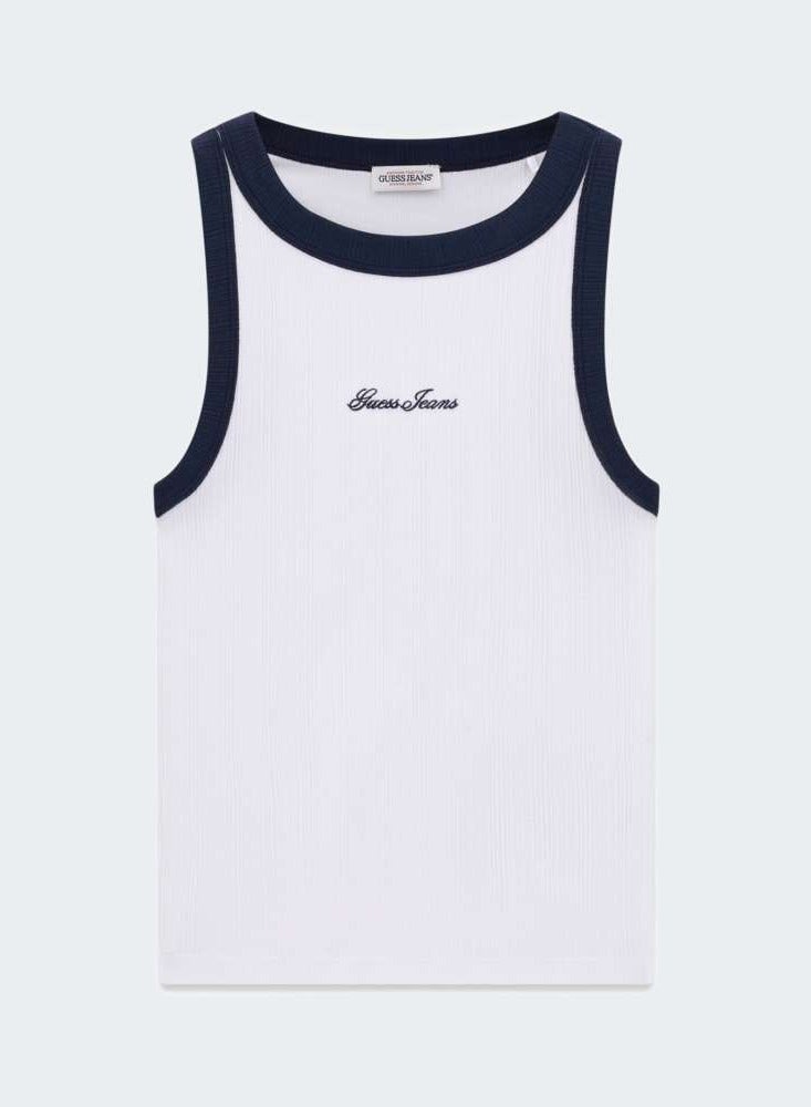 GUESS Embroidered Logo Tank Top - Image 5