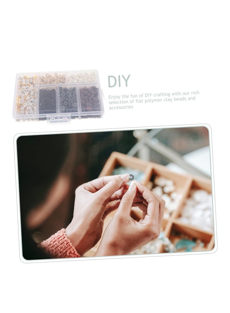 Premium 550 Pcs Clay Heishi Beads for DIY Jewelry Making Bracelets Necklaces Earrings Craft Supplies  - Image 4