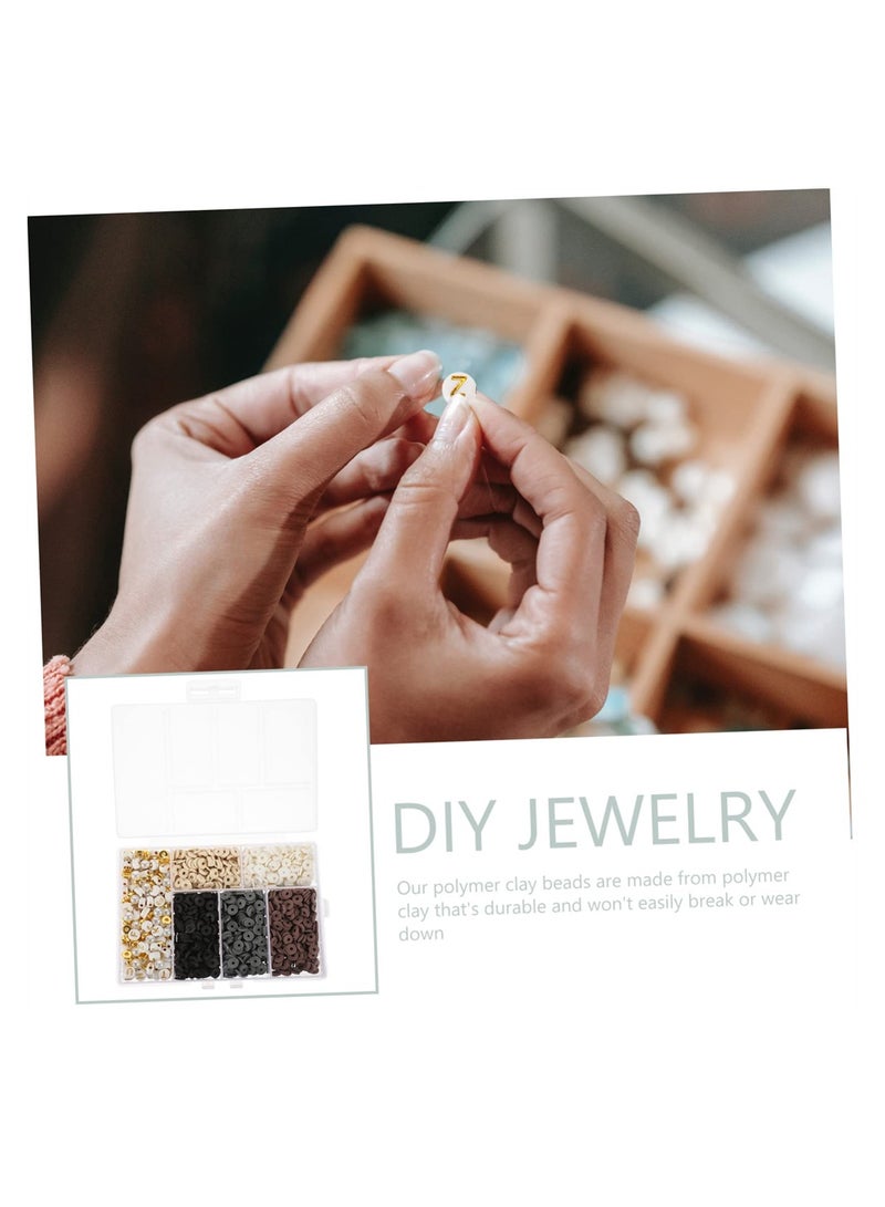 Premium 550 Pcs Clay Heishi Beads for DIY Jewelry Making Bracelets Necklaces Earrings Craft Supplies  - Image 5