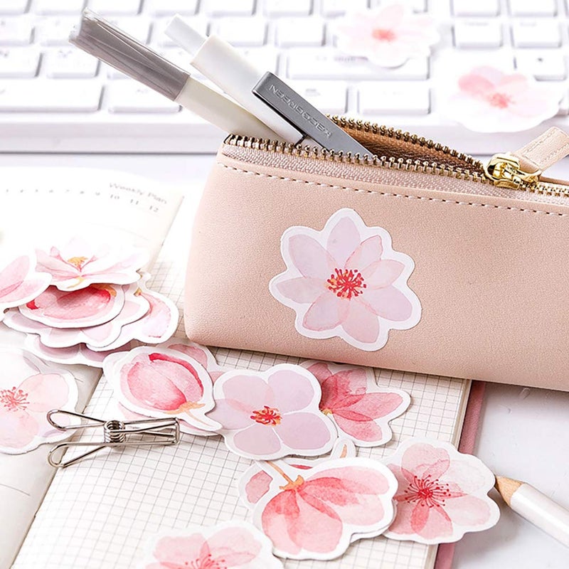 Doraking 45PCS Small Scrapbooks Laptop Stickers, Doraking Boxed Flowers Monogatari Stickers for Laptop, Scrapbooking, Suitcase, Wallet - Image 4