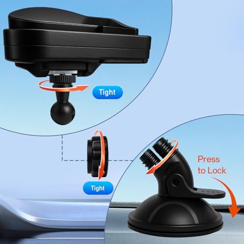 Lufi x7/xf Double-Sided Adhesive Suction Cup Bracket, Suitable x7/xf Obd2 Gauge - Image 3