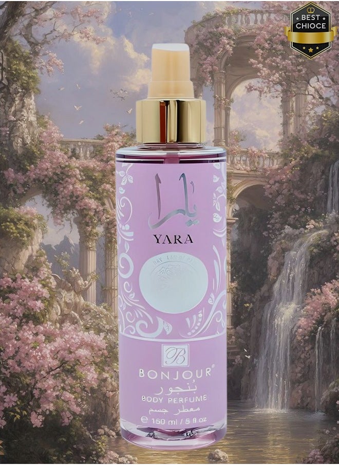 BonJour - 5 Pieces Yara Body Perfume 150ml - Image 1
