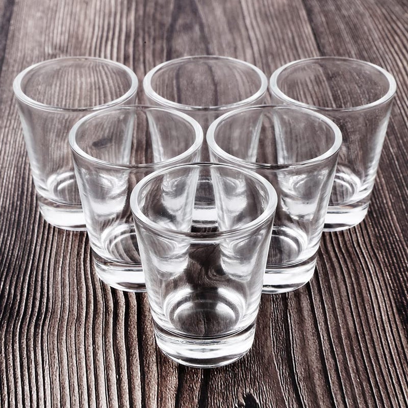 Btgllas Heavy Base Shot Glasses  1.5 Oz Sets Of Clear Shot Glass (12 Pack)  Measuring Cup For Espresso  Liquid  And Wine - Heavy Glass (Glass  12Pack) - Image 2
