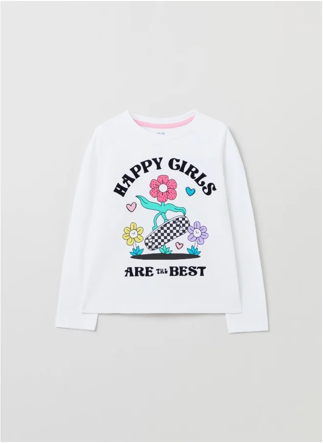 Ovs Long-sleeved T-shirt with print