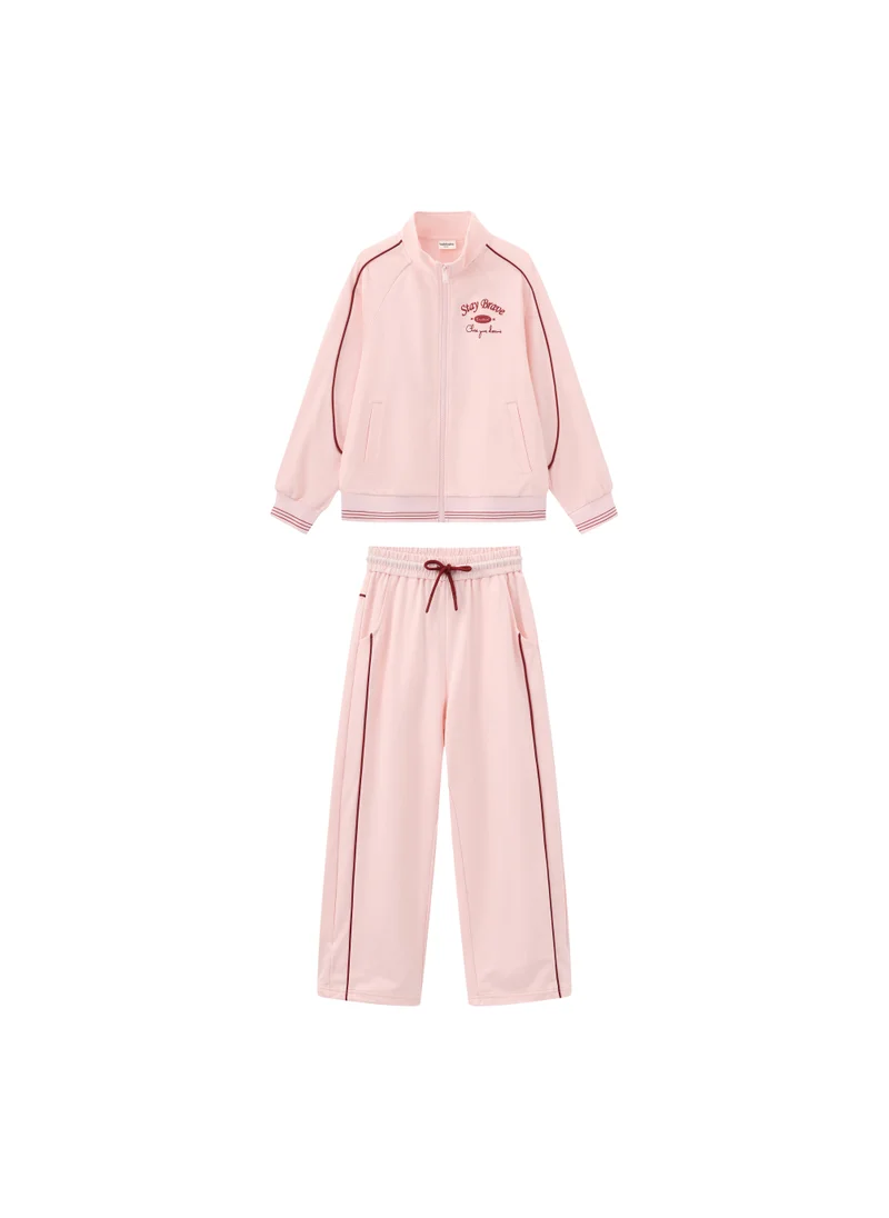Balabala Kids Unisex Knit long sleeve suit