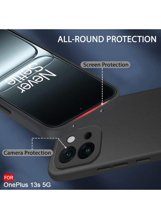 جراب لهاتف OnePlus 13S / OnePlus 13T 5G جراب ناعم من مادة TPU السيليكونية، غطاء واقٍ خفيف الوزن مقاوم للصدمات مع حماية للكاميرا مصمم لهاتف 1 + 13S / 1 + 13T - Image 3