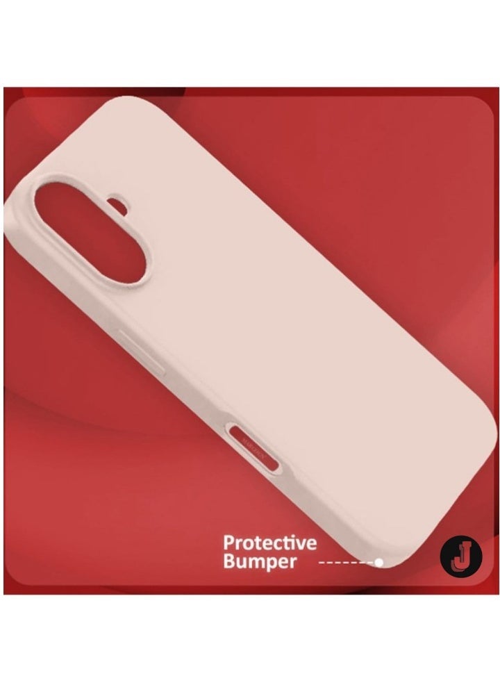 JAJEEK Liquid Silicone Case for iPhone 16 – Ultra Slim Design with Soft Anti-Scratch Microfiber Lining & Drop Protection - Image 3