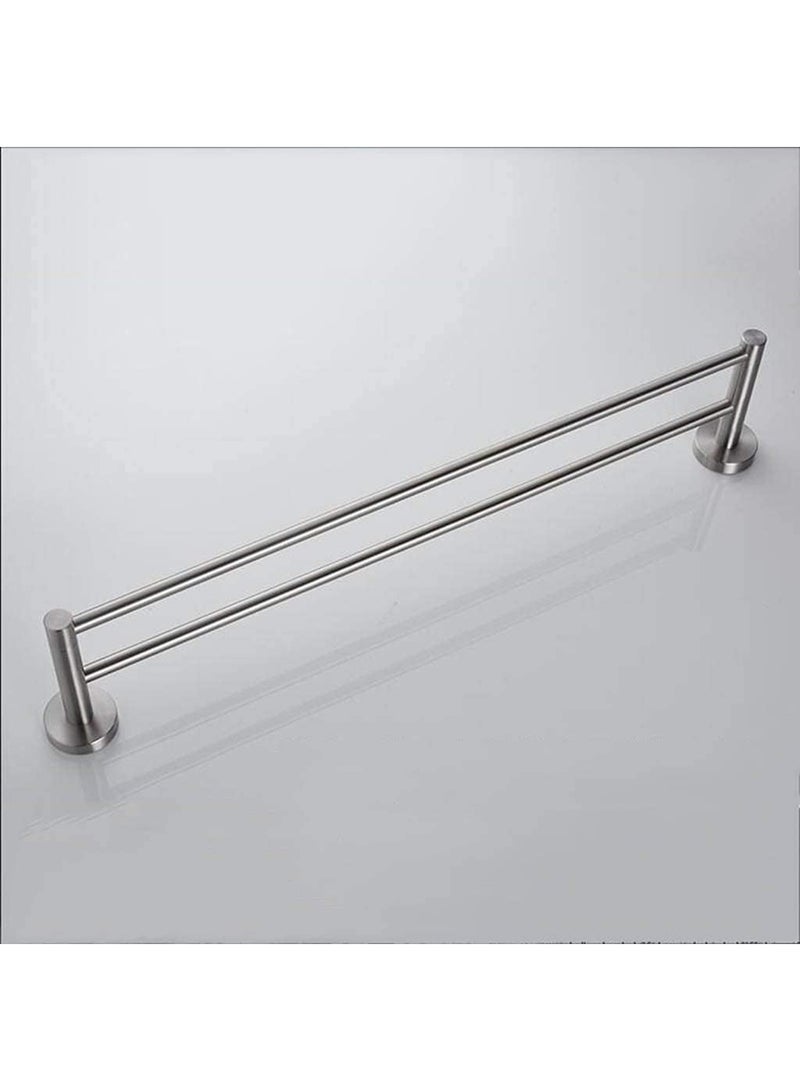 Towel Shelf Multi-Function Towel Rack Stainless Steel Towel Storage Wall Mounted Bath Towel Rail, Single Towel Bar for Bathroom  - Image 5