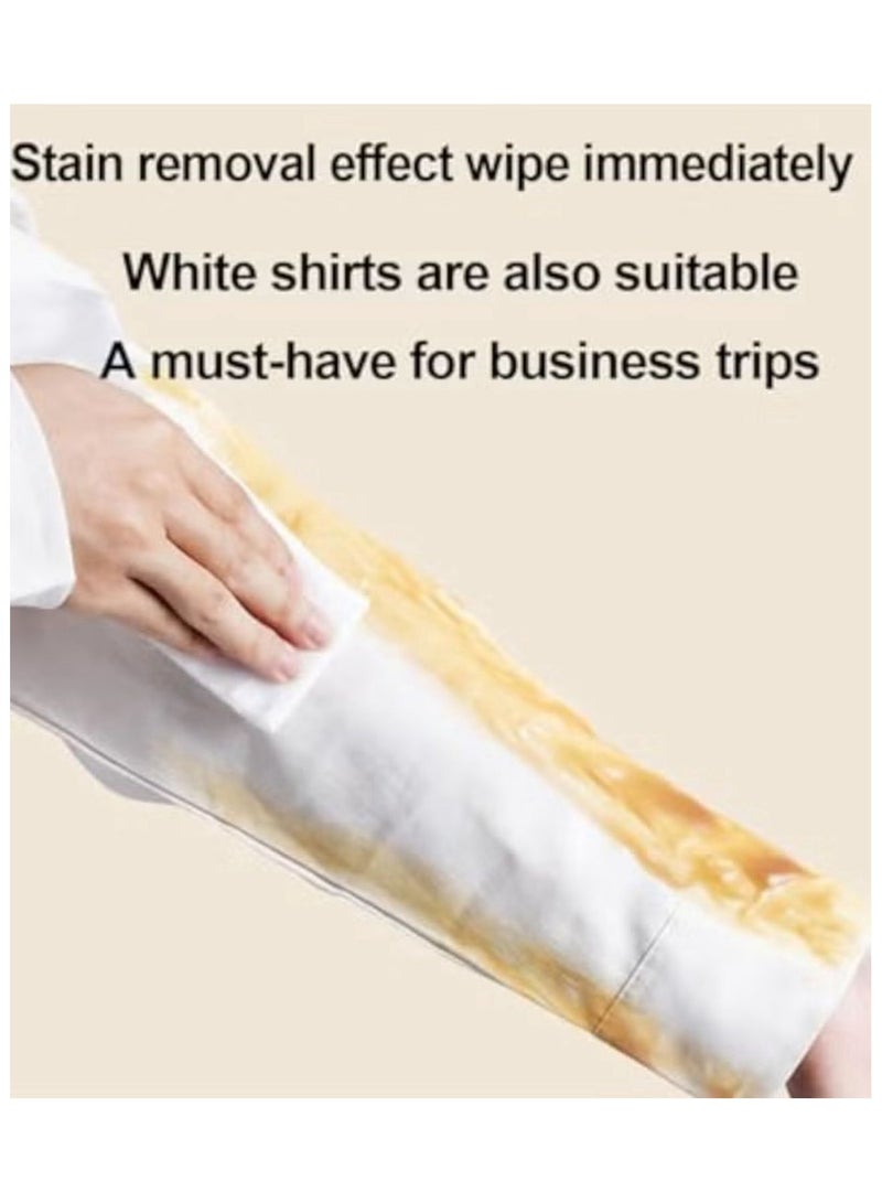 مناديل مبللة لازالة بقع الملابس و الاحذيه ، مناديل مبللة لازالة البقع عن الغسيل، مناديل مبللة محمولة لازالة البقع في حالات الطوارئ،  عبوتين من ١٦  قطعة - Image 4