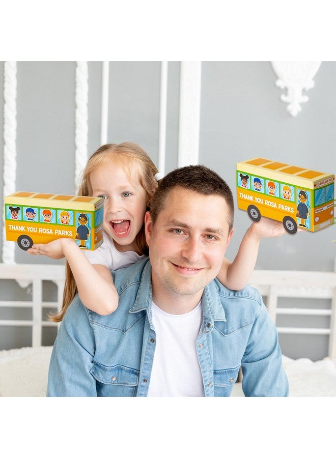 WATINC Black History Month Bus Craft Kits - 24Pcs Rosa Parks Bus Black African American DIY Craft Kit, Holiday Celebration Party Favors Supplies Home School Fun Art Activities Gifts for Kids - Image 5