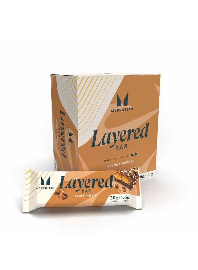 Myprotein Layered Bar Peanut Pretzel  - Image 2