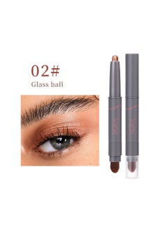 DEROL Sunny Psalms Polarized Eyeshadow Pen 02# Glass Ball  - Image 1