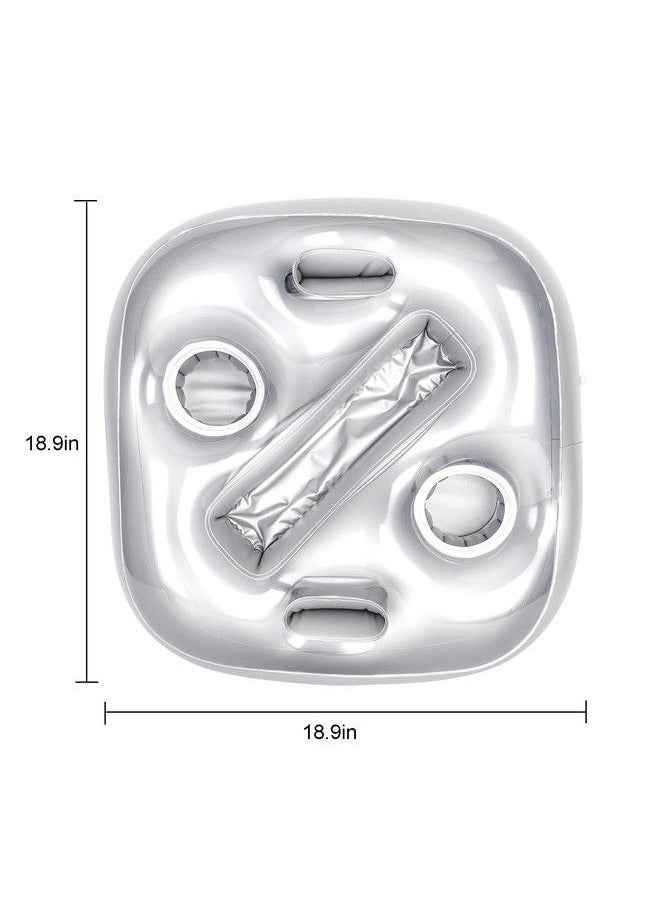 Feebria - Upgraded Pool Drink Holder Drink Float For Hot Tubbeach And Party Decor (Sliver) - Image 1