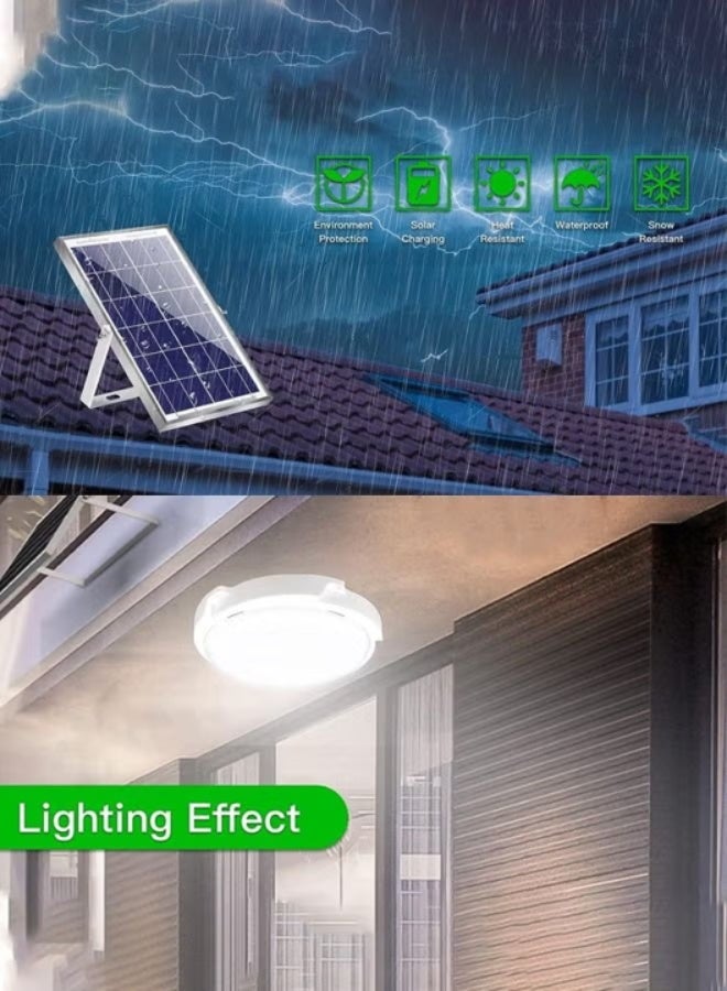 YSH-CL-800W Solar Ceiling Lamp, 800W, Dual Color (White + Warm White), Indoor/Outdoor - Image 5