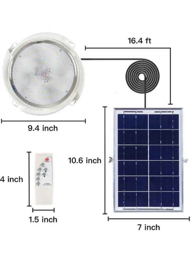 YSH-CL-800W Solar Ceiling Lamp, 800W, Dual Color (White + Warm White), Indoor/Outdoor - Image 2