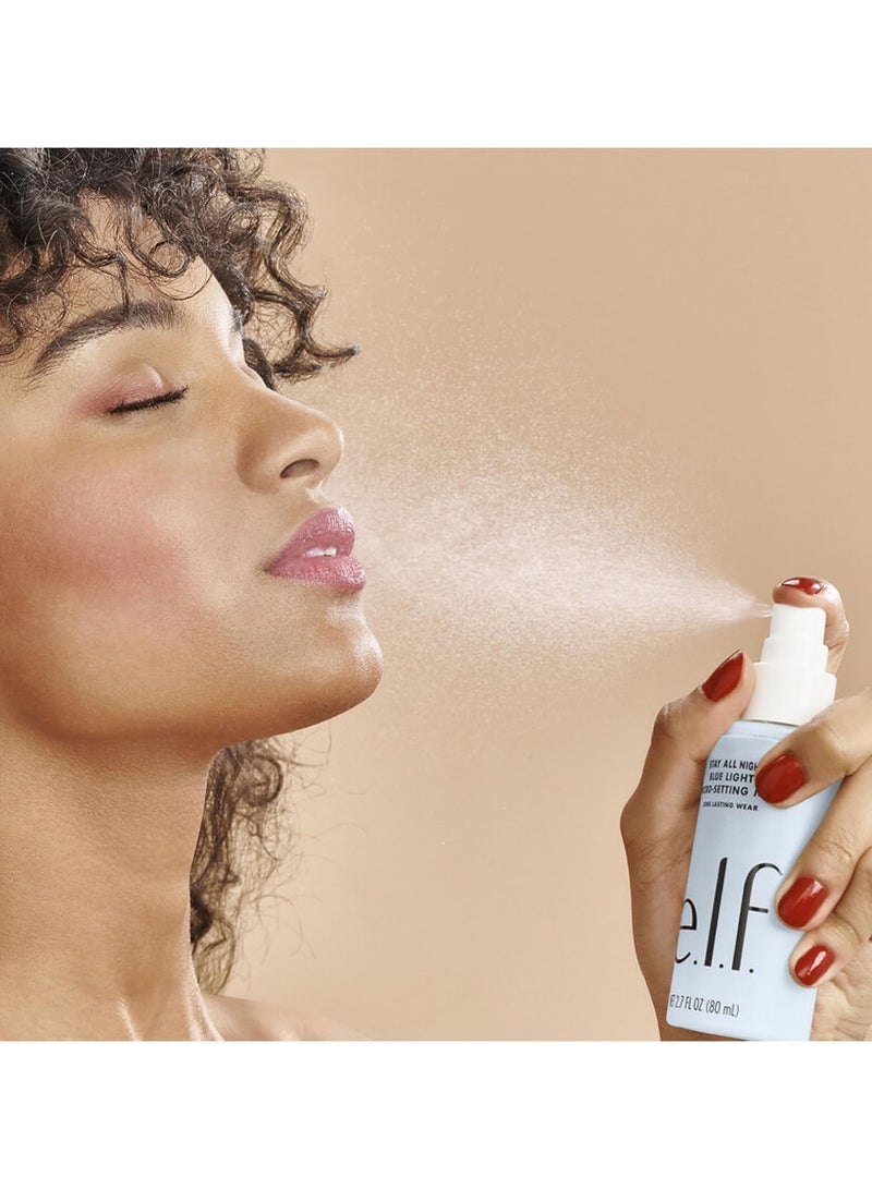 elf stay all day blue light setting mist spray matte finish reduces blue light transmission skin refresher 2.7 fl oz - Image 3