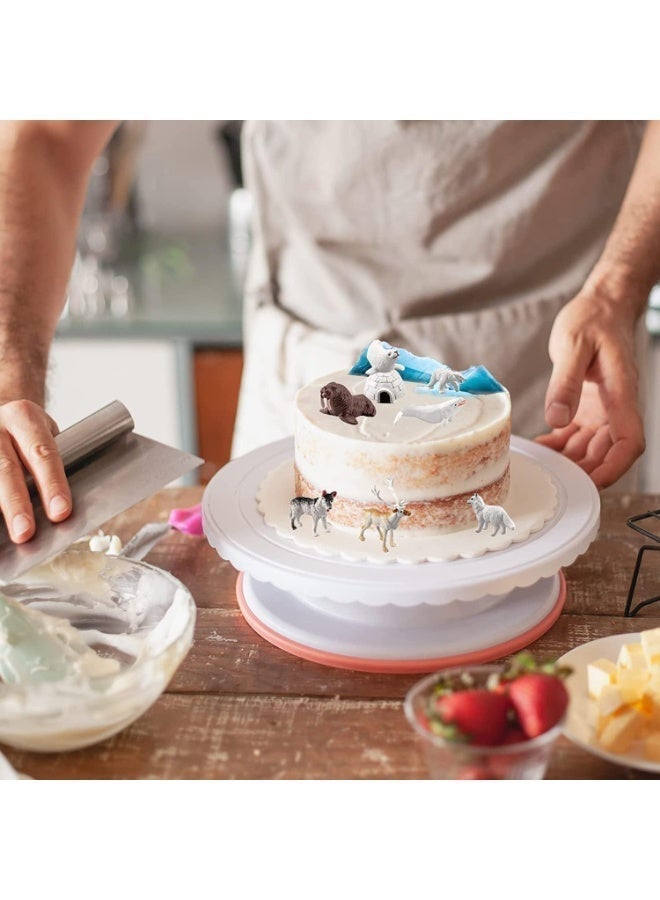 ChicAbode 10 Pcs Polar Animals Figurines, Arctic Animal Figurines Set, Realistic Animal Models, Arctic Circle Ocean Sea Animal Figurines Playset, Improving Children's Concentration, for Kids, Educational - Image 3