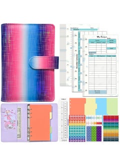 Y&D A6 Loose Leaf Notebook Set Pu Leather Loose Leaf Notebook Cash Budget Ledger Plan Notebook Plan Monthly Plan Manual Ledger  - Image 1
