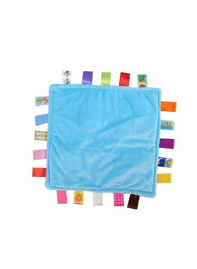 G-Tree Baby Boy Tag Security Blanket Plush Security Comforter Tag Blankets Soft Security Blanket Shower Gift For Baby  - Image 4