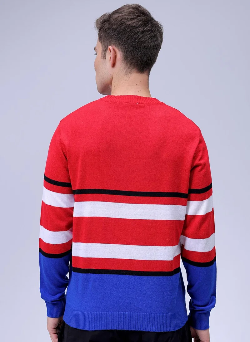 The Indian Garage Co Men Anime Character Crew Neck Sweater