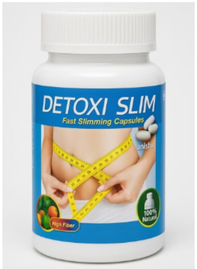 ديتوكسي سليم كبسولات ديتوكسي سليم للتخسيس السريع بالأعشاب الطبيعية - ٣٠ كبسولة - Image 1