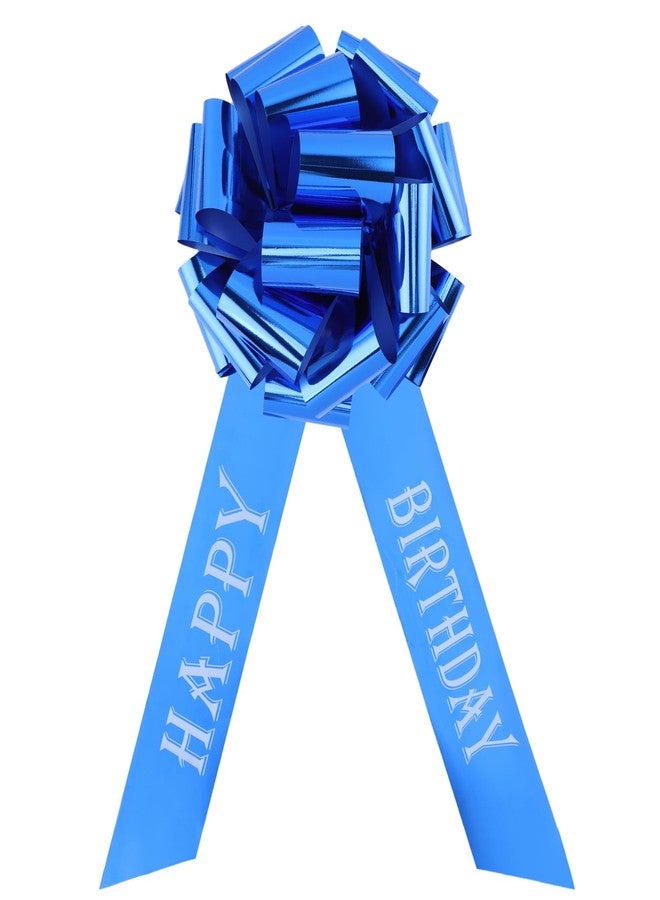HCHENBOW Happy Birthday 14 Inch Big Bow,1Pcs Big Bow for Present,Big Gift Bow for Appliances,Bikes,Table Decorations and Party Events Decoration(dark blue) - Image 1