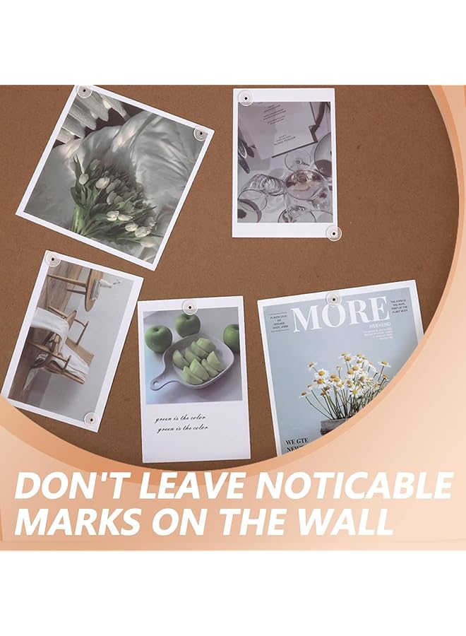 erorex Rose Gold 120 Count Push Pins Clear Thumb Tacks With Golden Steel Point And Plastic Head Modern Style For Walls Bulletin Boards Cork Boards - Image 5