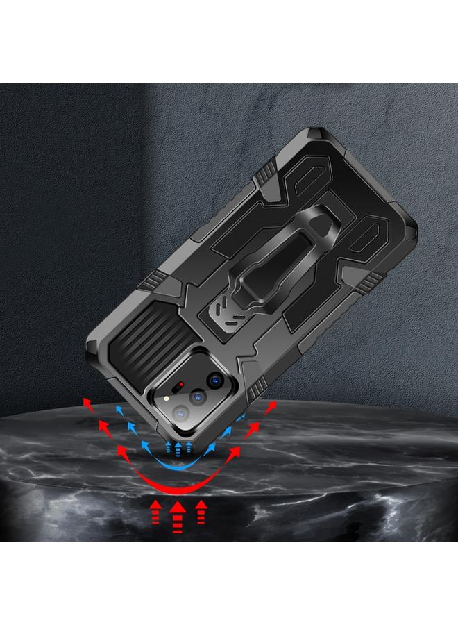 اس-توب جراب لهاتف Samsung Galaxy Note20 مصنوع من مادة Machine Armor Warrior المقاومة للصدمات من البولي كربونات + جراب واقٍ من مادة TPU - Image 4