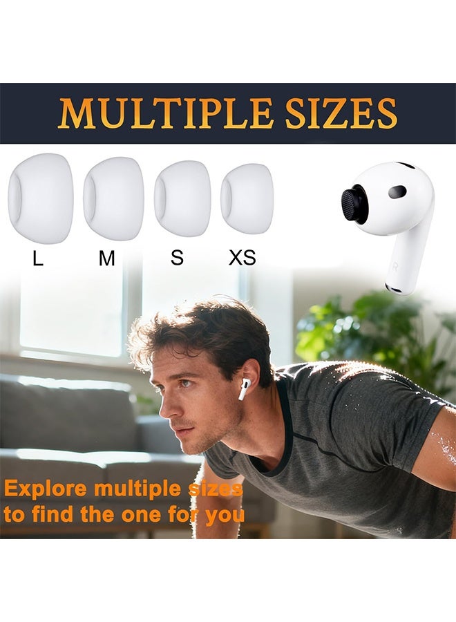 GIFT 4 Pairs Silicone Eartips for AirPods Pro 3 (3rd Generation 2025), Pro3 Replacement Earbud Ear Tips with Cleaning Kit - Image 3