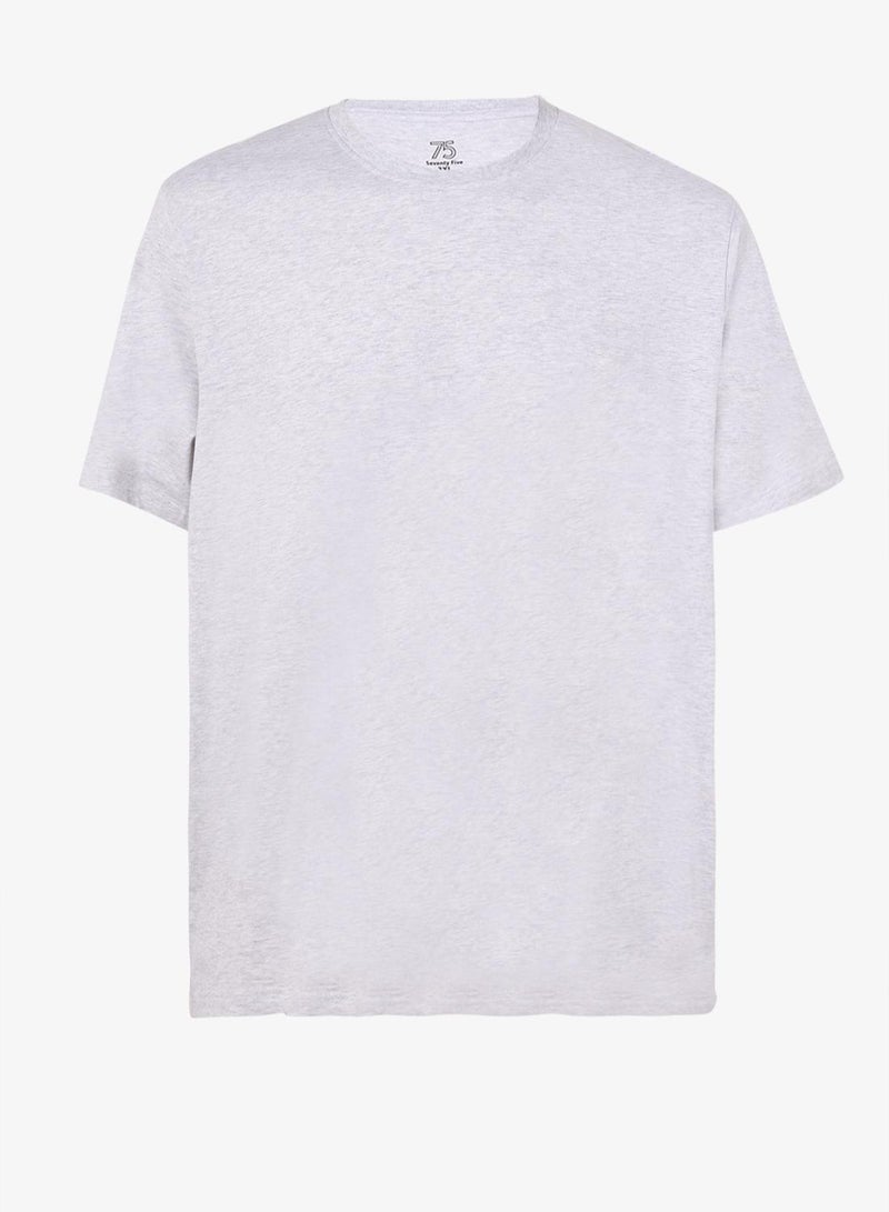 سفنتي فايف بيسيكس عبوة من  تيشيرتات مقاس كبير - Image 5