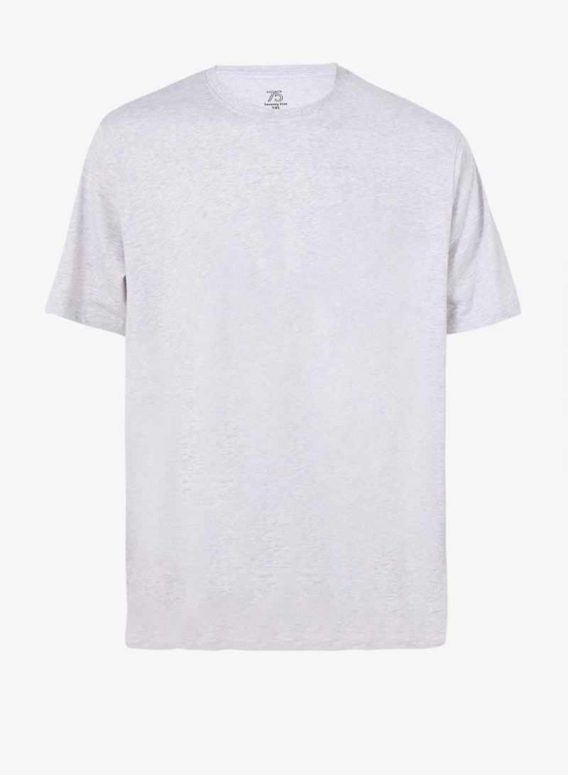 سفنتي فايف بيسيكس عبوة من  تيشيرتات مقاس كبير - Image 4