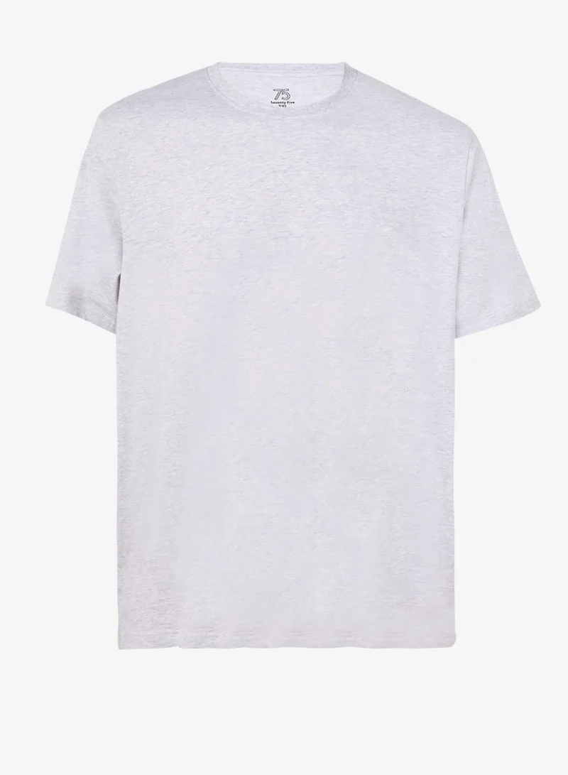 Seventy Five Basics  Pack of 3 Plus Size T-Shirt for Men | Best Price UAE
