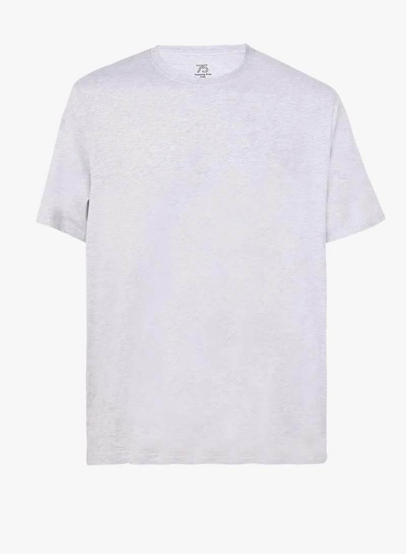 Seventy Five Basics  Pack of 3 Plus Size T-Shirt for Men | Best Price UAE