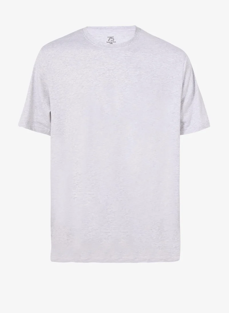 Seventy Five Basics  Pack of 3 Plus Size T-Shirt for Men | Best Price UAE