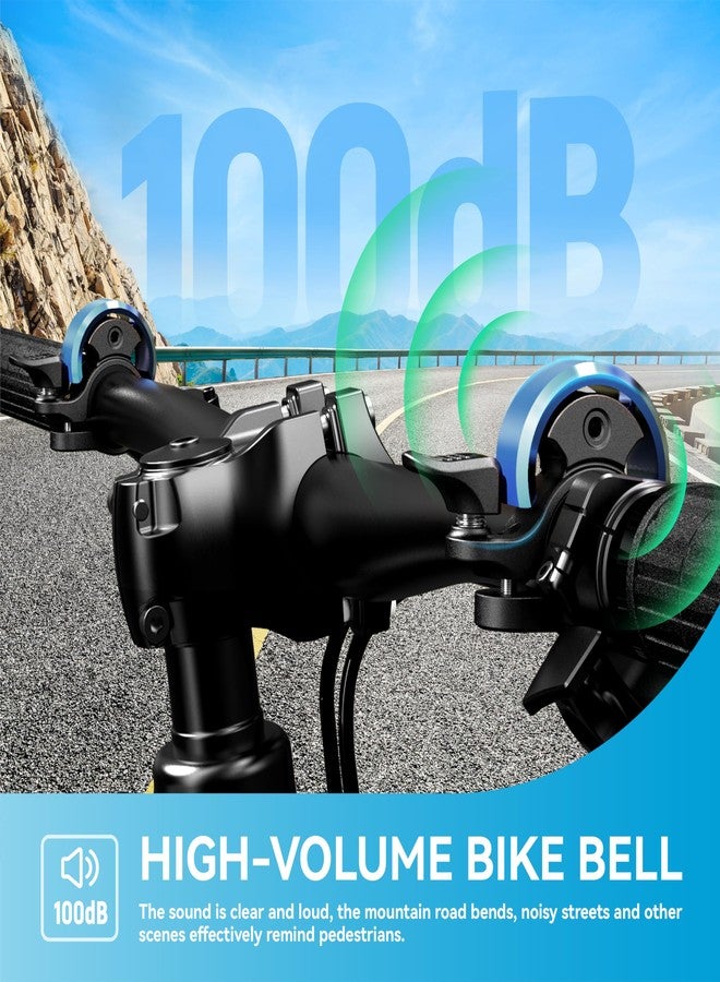 Greallthy Bike Bell, Aluminum Alloy Bicycle Bell with Clear Loud Sound, Bike Bells for Adults and Kids, Sturdy and Compact Bell Fits 0.75-1in(19-25.4mm) Handlebar for Mountain, Road Bikes. - Image 5