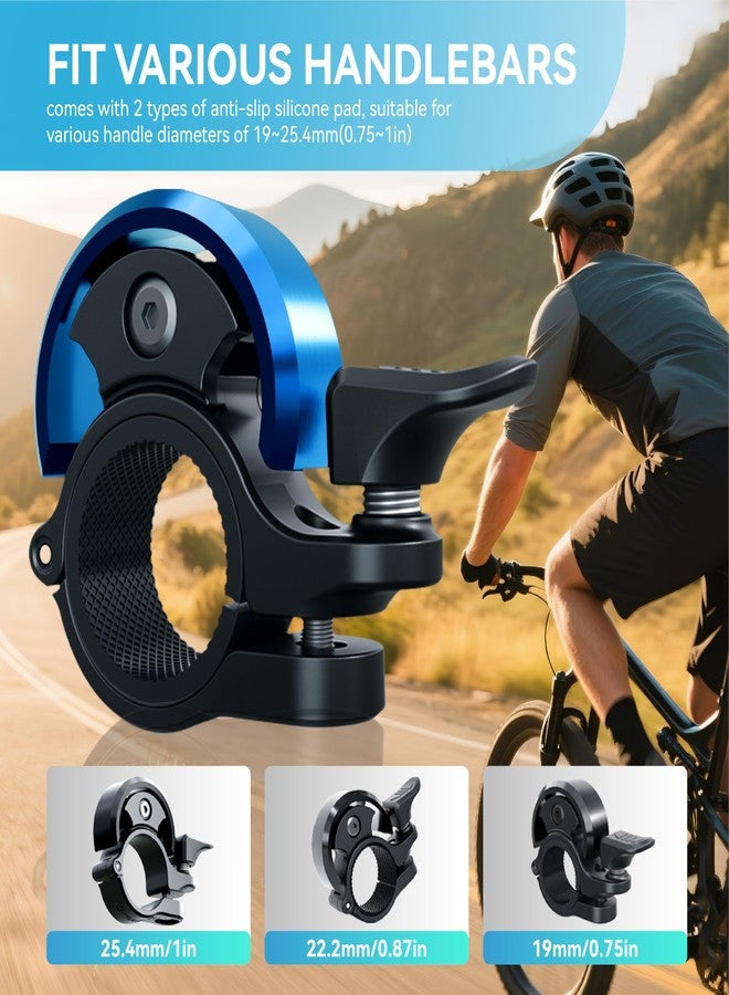 Greallthy Bike Bell, Aluminum Alloy Bicycle Bell with Clear Loud Sound, Bike Bells for Adults and Kids, Sturdy and Compact Bell Fits 0.75-1in(19-25.4mm) Handlebar for Mountain, Road Bikes. - Image 2