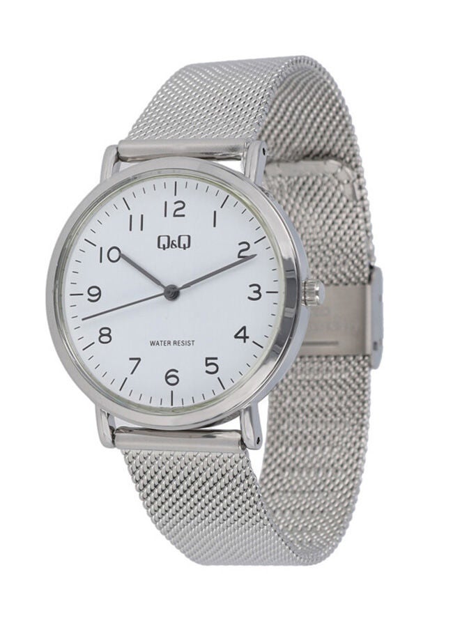 Stainless Steel Analog Wrist Watch Q05A-001PY