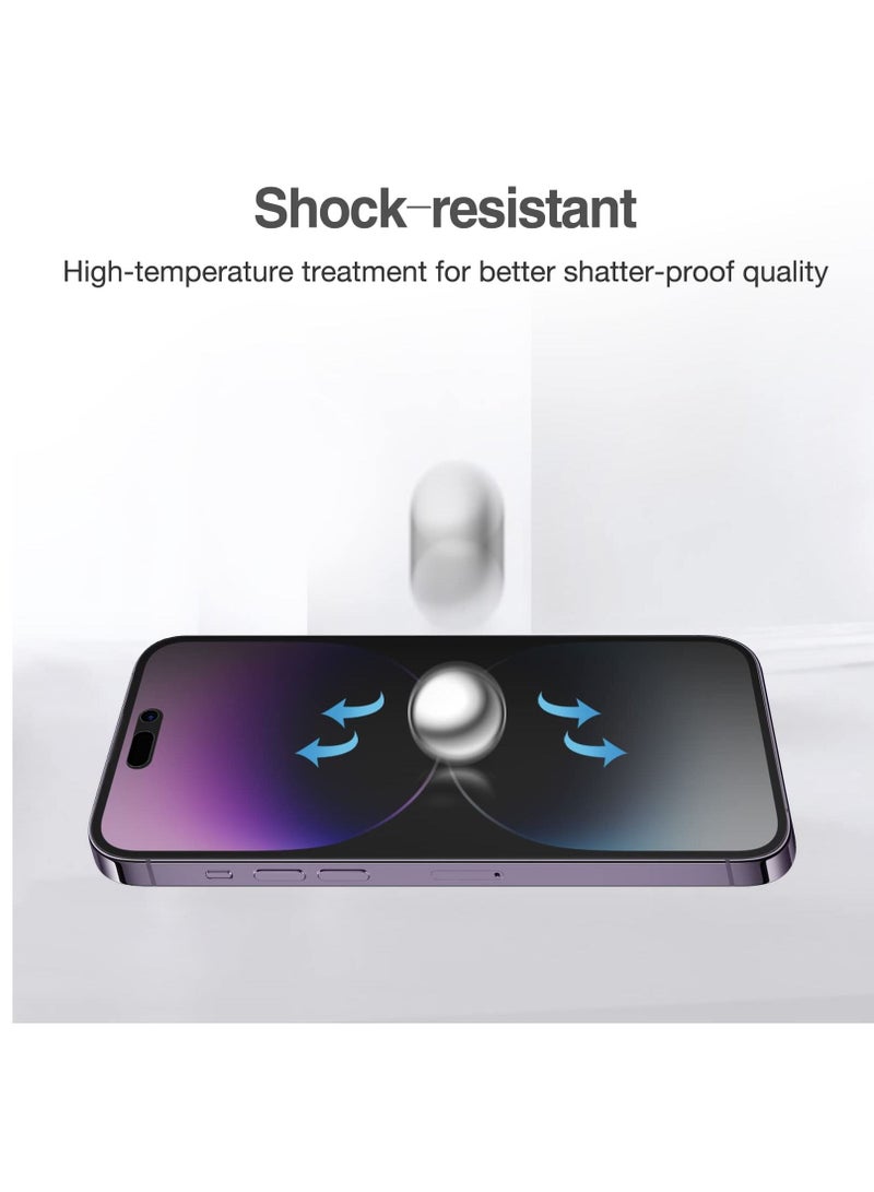 BORTONY iPhone 14 Pro Max 6.7-Inch Anti-Spy Tempered Glass Privacy Full Coverage Screen Protector Case Friendly - Image 3