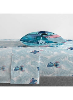 Jay Franco Disney Lilo And Stitch Floral Fun Twin Sheet Set - 3 Piece Set Super Soft And Cozy Kid S Bedding - Fade Resistant Microfiber Sheets Official Disney Product  - Image 4