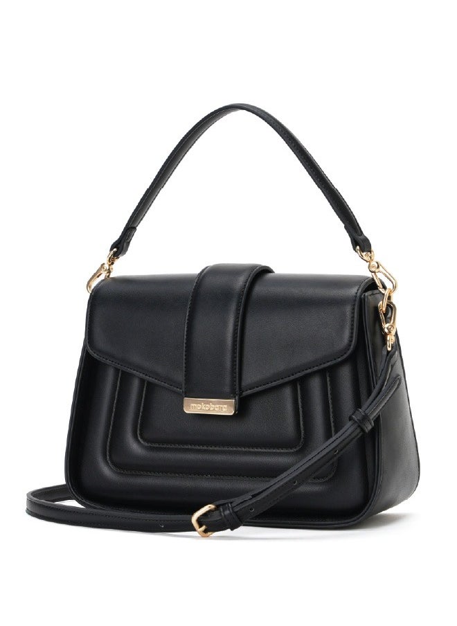 Mokobara MOKOBARA The Reign Handbag Vegan Leather Top Handle Stylish Women Shoulder Bag Top Handle Purse (Starlight)  - Image 4