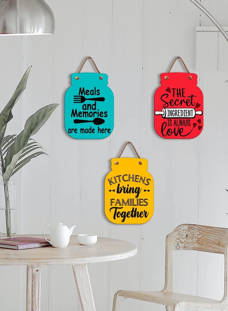 Maxsafe Kitchen Wall Art Decor | Kitchen Decorations for Walls | Kitchen Wall Decor | Wooden Wall Art | Kitchen Decor Accessories  - Image 4