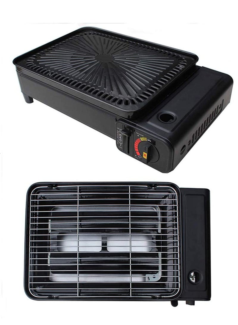 GO2CAMPS Portable Butane Gas Camping Stove With Removable Barbecue Grill , Bbq Camping Stove- Compact Outdoor Cooking Appliance For Grilling, Roasting, And Heating - Adjustable Temperature Control For Camping, Picnics, And Tailgating - Image 4