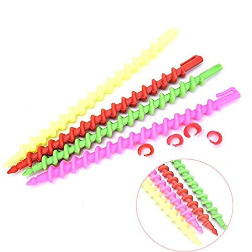Coobbar Coobar 35Pcs Plastic Barber Hairdressing Spiral Hair Perm Rod Salon Tool Durable - Image 3