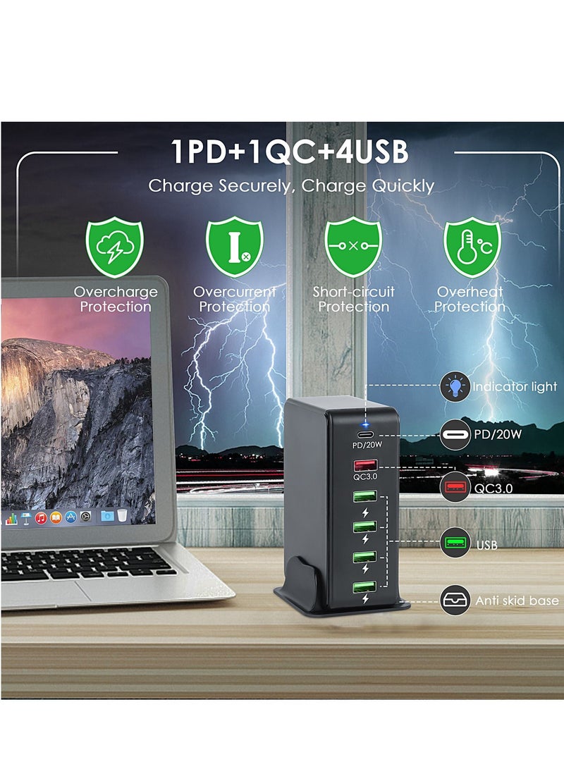 GULFLINK Desktop multi-port USB charging station - Image 3