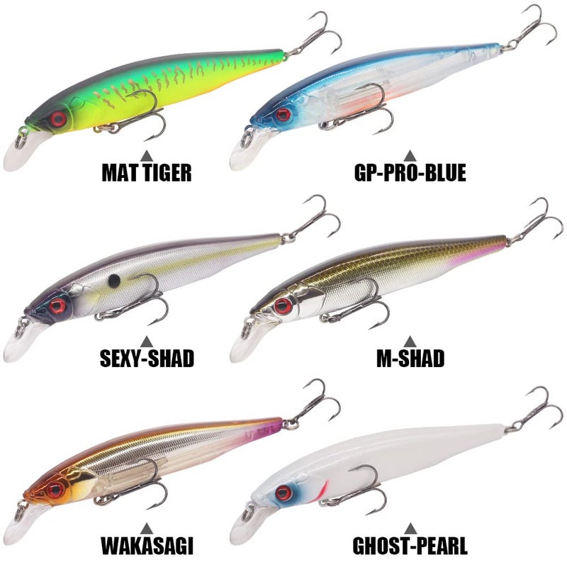 XFISHMAN Jerkbait-for-Bass-Fishing-Minnow-Lure-Suspending-Jerk-Baits-Fishing-Lures Kit - Image 5