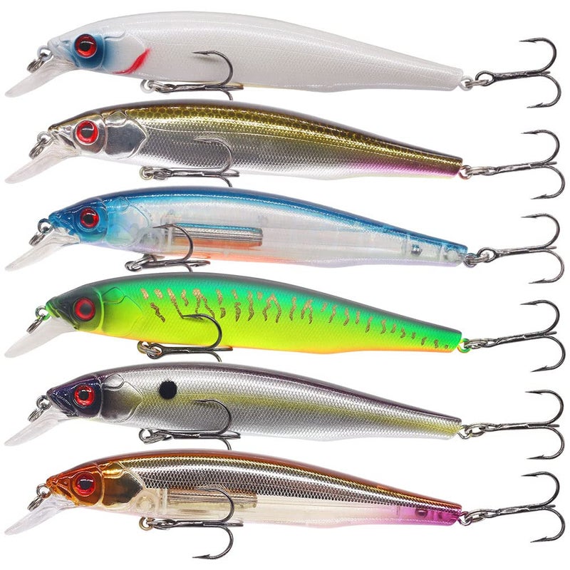 XFISHMAN Jerkbait-for-Bass-Fishing-Minnow-Lure-Suspending-Jerk-Baits-Fishing-Lures Kit - Image 1