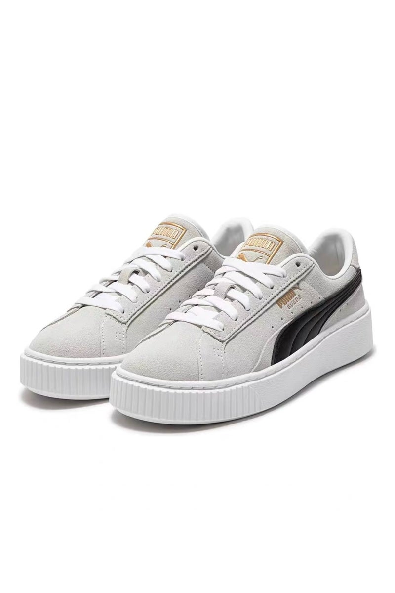 Puma suede platform casual sports shoes